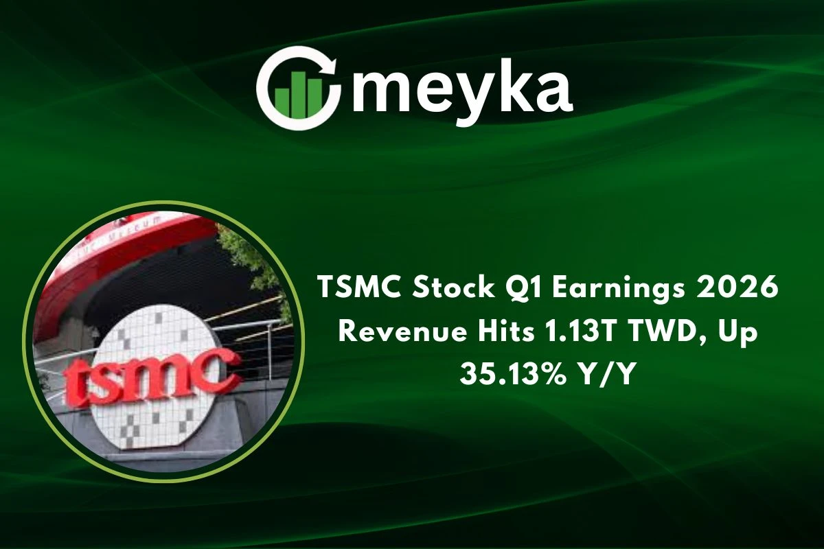 TSMC Stock Q1 Earnings 2026 Revenue Hits 1.13T TWD, Up 35.13% Y/Y 