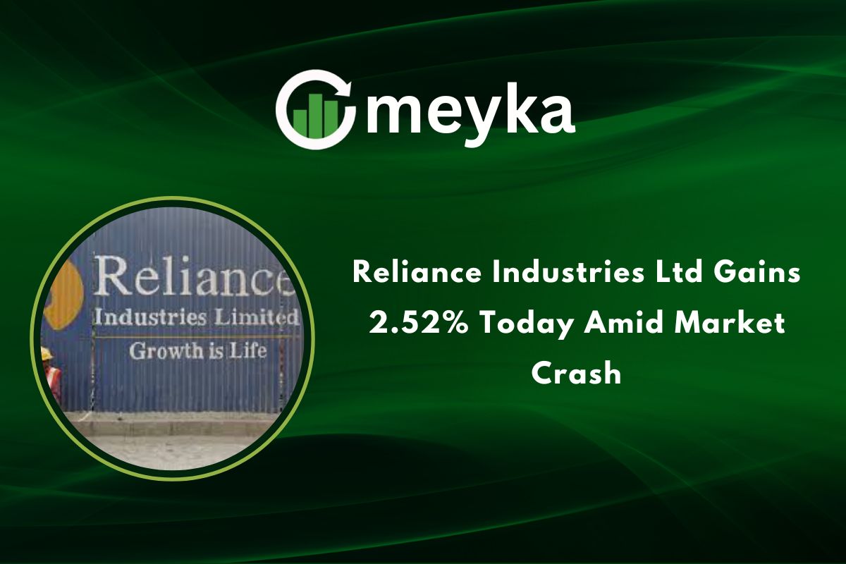Reliance Industries Ltd Gains 2.52% Today Amid Market Crash