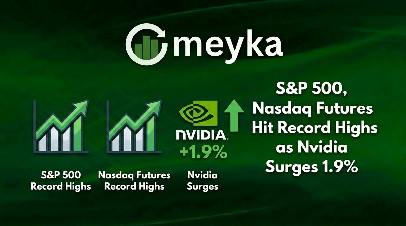 S&P 500, Nasdaq Futures Hit Record Highs as Nvidia Surges 1.9%