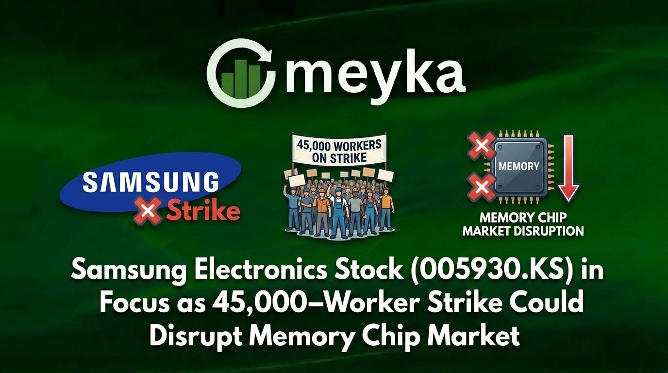 Samsung Electronics Stock (005930.KS) in Focus as 45,000-Worker Strike Could Disrupt Memory Chip Market