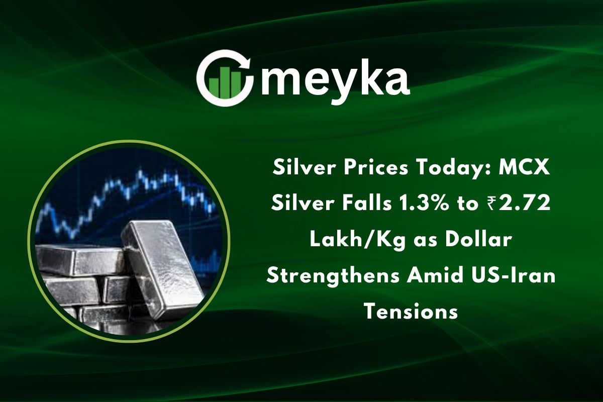 Silver Prices Today: MCX Silver Falls 1.3% to ₹2.72 Lakh/Kg as Dollar Strengthens Amid US-Iran Tensions