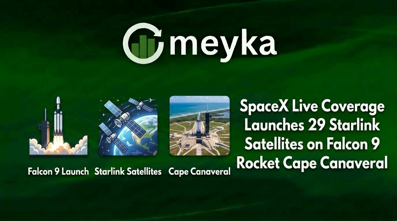 SpaceX Live Coverage Launches 29 Starlink Satellites on Falcon 9 Rocket Cape Canaveral