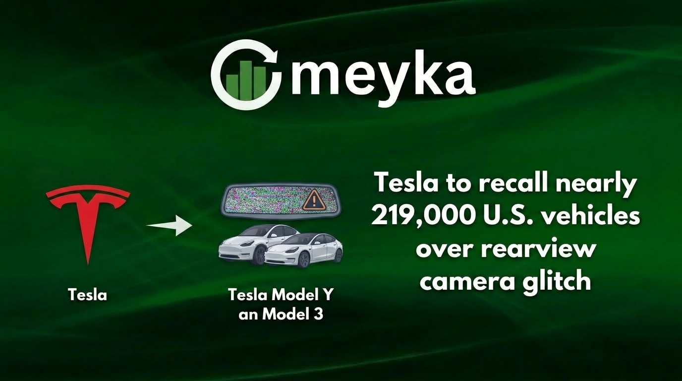 Tesla to recall nearly 219,000 U.S. vehicles over rearview camera glitch