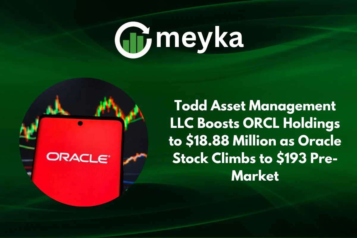 Oracle Stock Climbs to $193 Pre-Market as Todd Asset Management Raises Holdings to $18.88 Million