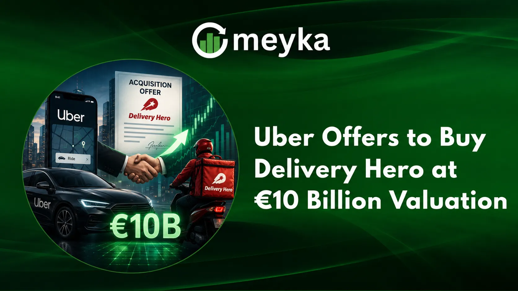 Uber Offers to Buy Delivery Hero at €10 Billion Valuation
