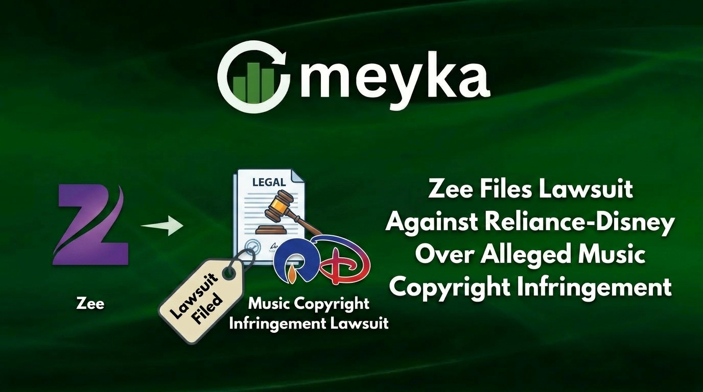 Zee Files Lawsuit Against Reliance-Disney Over Alleged Music Copyright Infringement