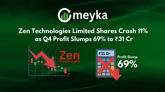 Zen Technologies Limited Shares Crash 11% as Q4 Profit Slumps 69% to ₹31 Cr
