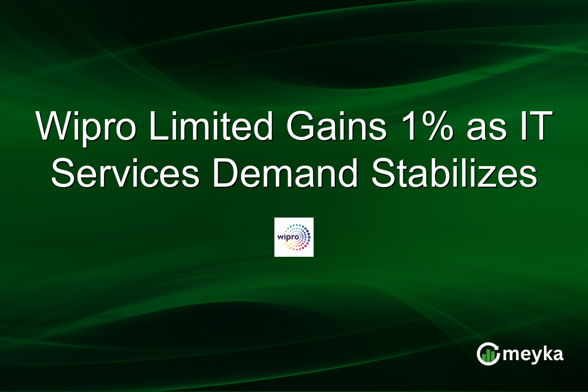 Wipro Limited Gains 1% as IT Services Demand Stabilizes