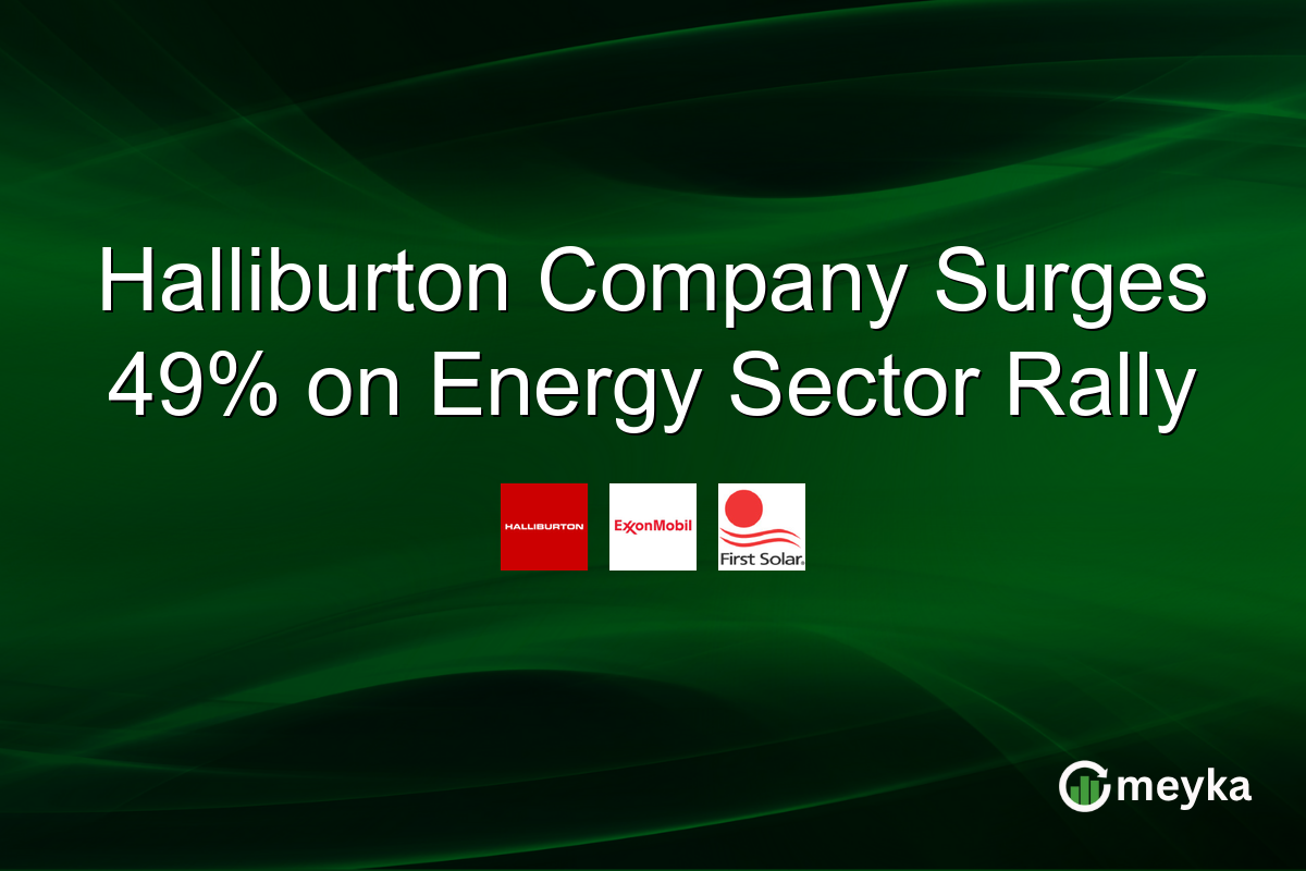 Halliburton Company Surges 49% on Energy Sector Rally