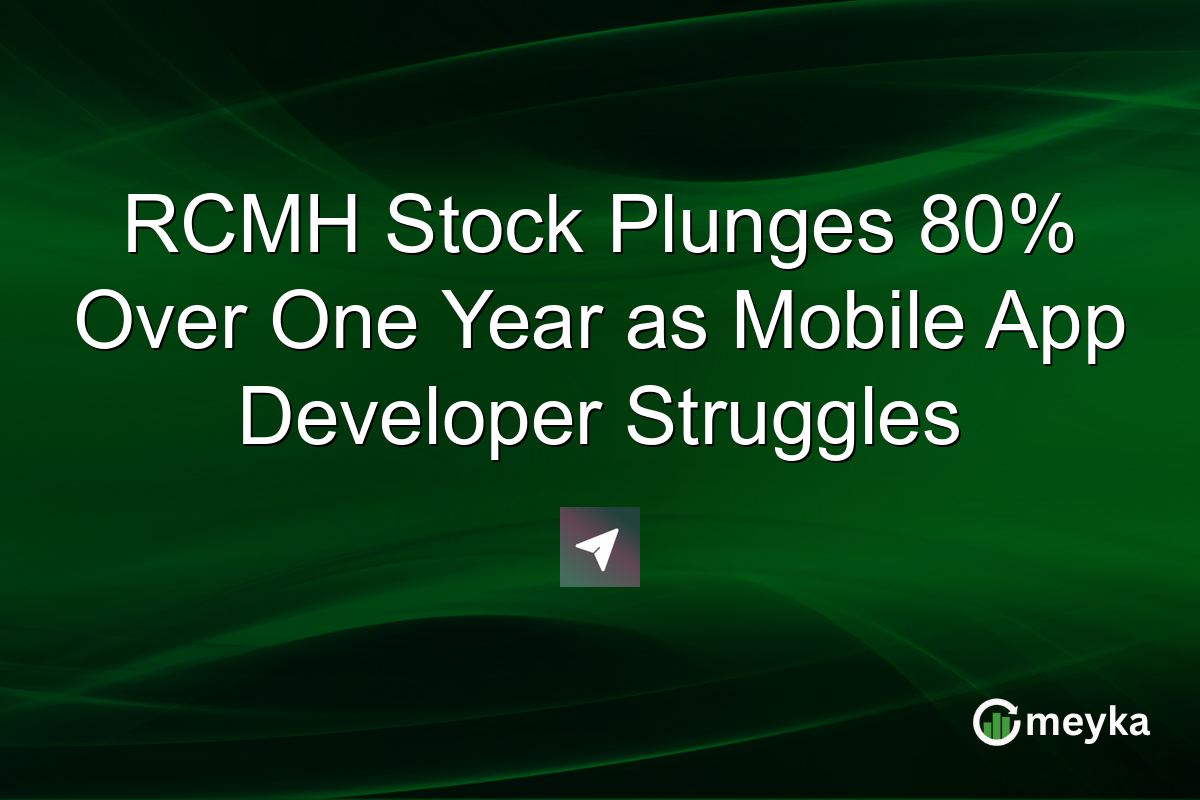RCMH Stock Plunges 80% Over One Year as Mobile App Developer Struggles