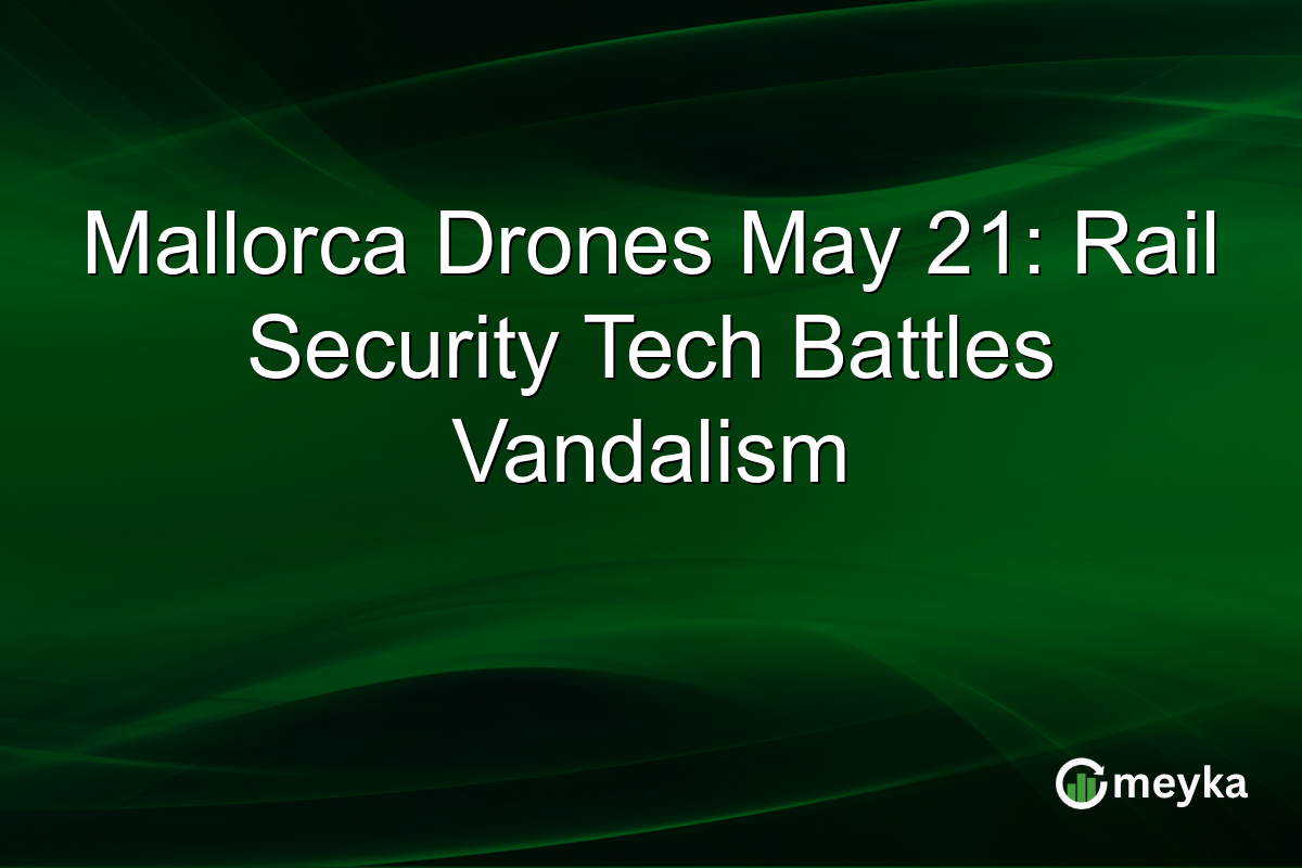 Mallorca Drones May 21: Rail Security Tech Battles Vandalism