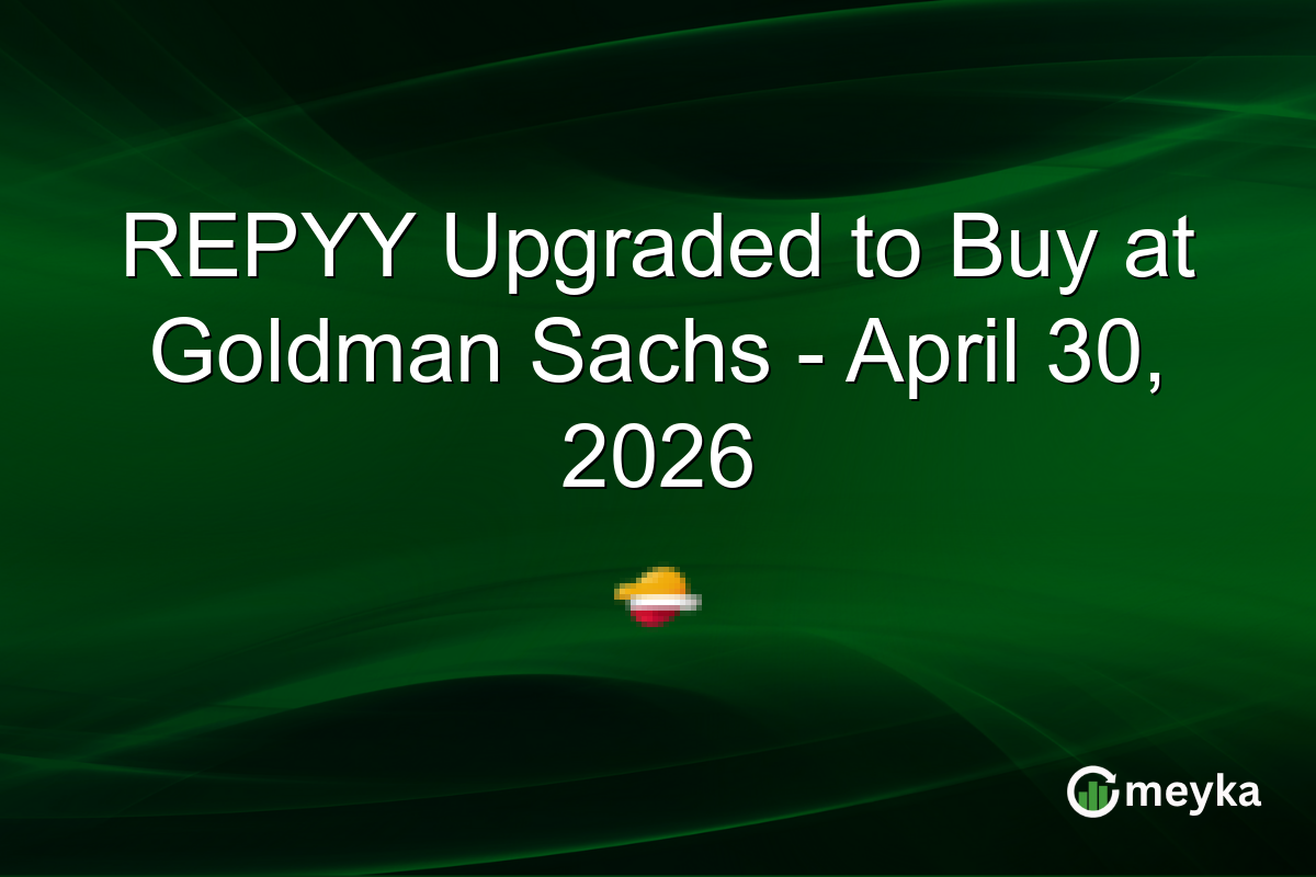 REPYY Upgraded to Buy at Goldman Sachs – April 30, 2026