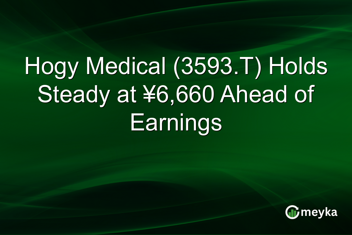 Hogy Medical (3593.T) Holds Steady at ¥6,660 Ahead of Earnings
