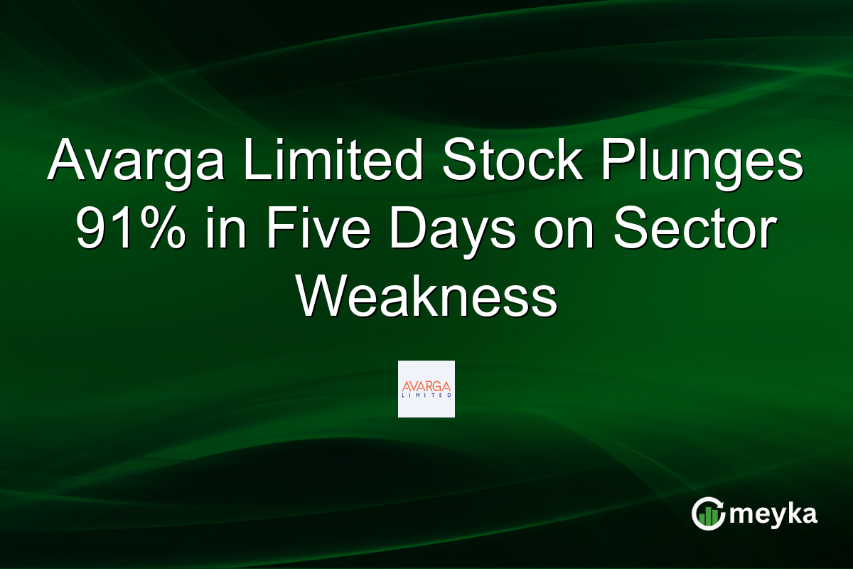 Avarga Limited Stock Plunges 91% in Five Days on Sector Weakness