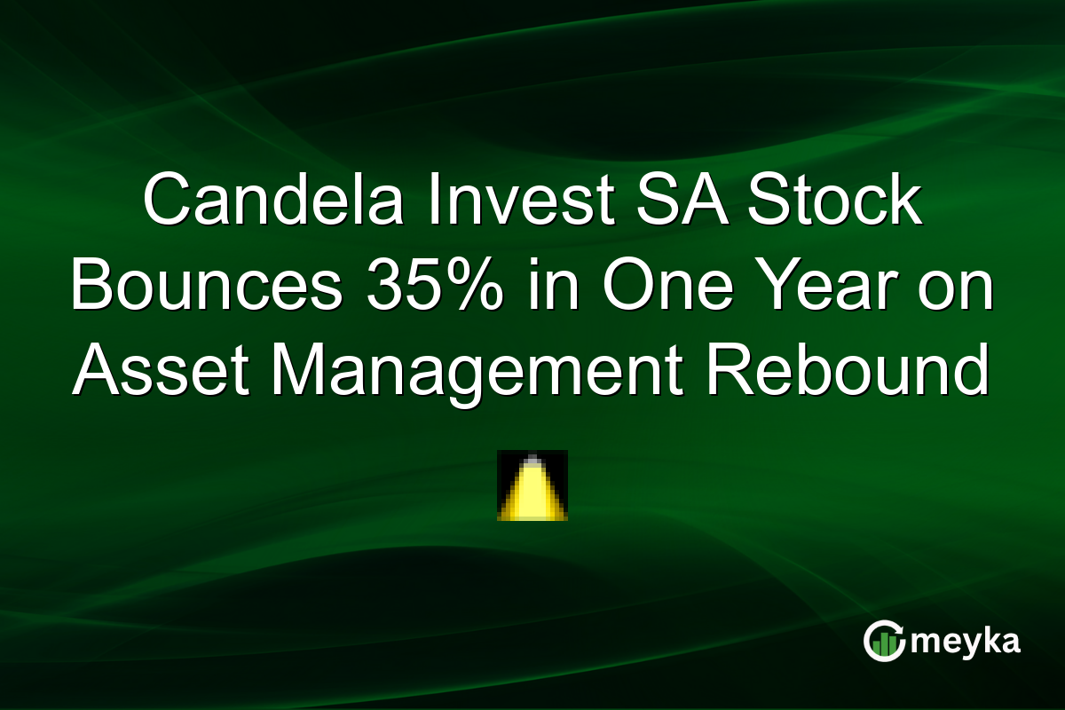 Candela Invest SA Stock Bounces 35% in One Year on Asset Management Rebound