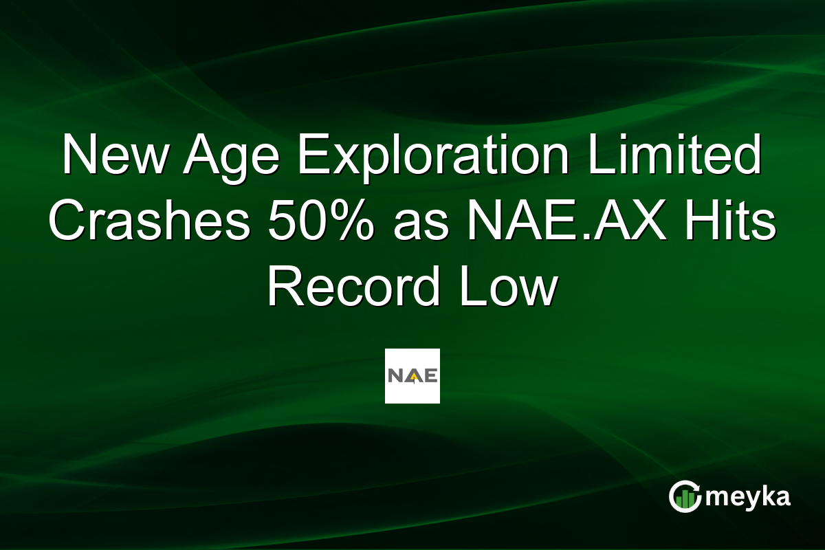 New Age Exploration Limited Crashes 50% as NAE.AX Hits Record Low