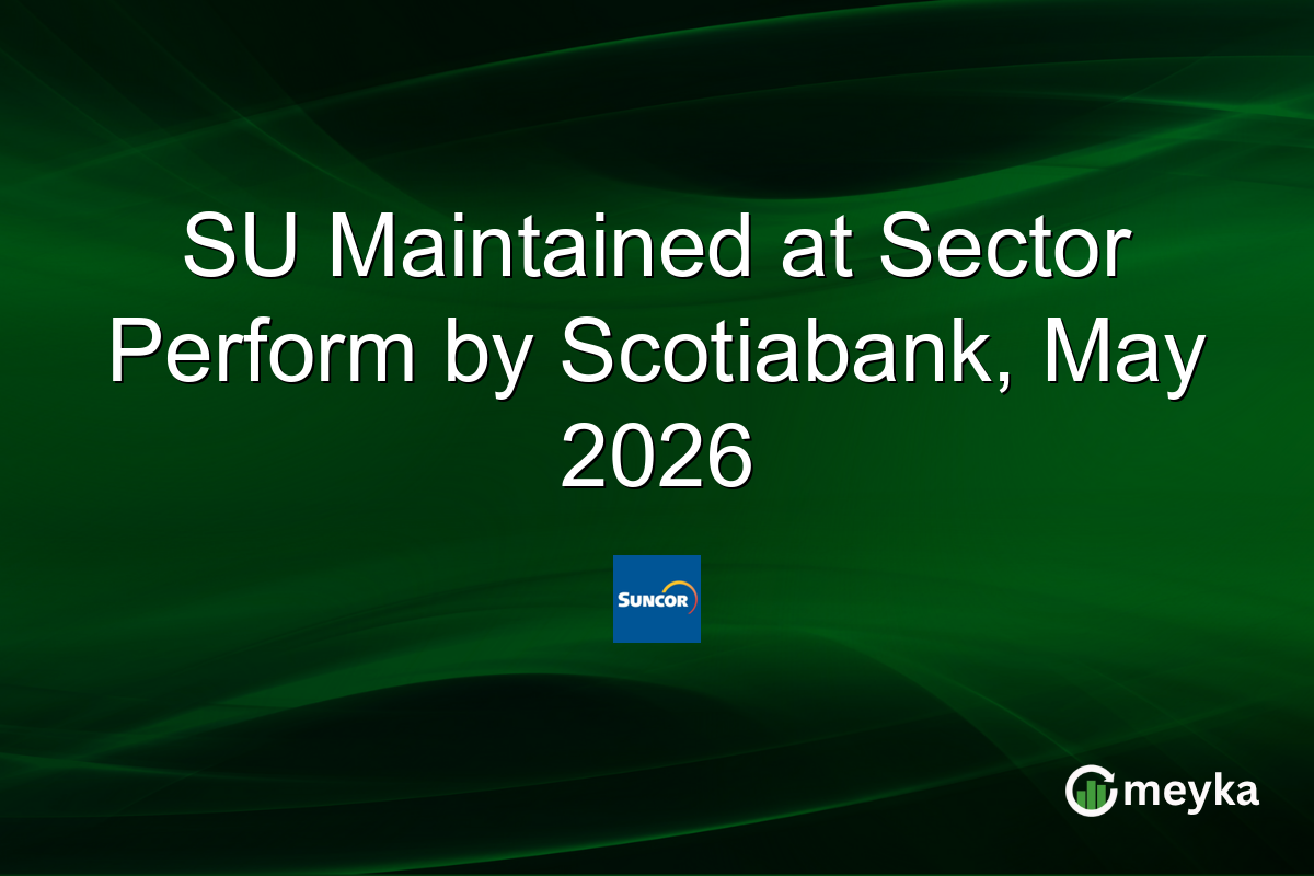 SU Maintained at Sector Perform by Scotiabank, May 2026