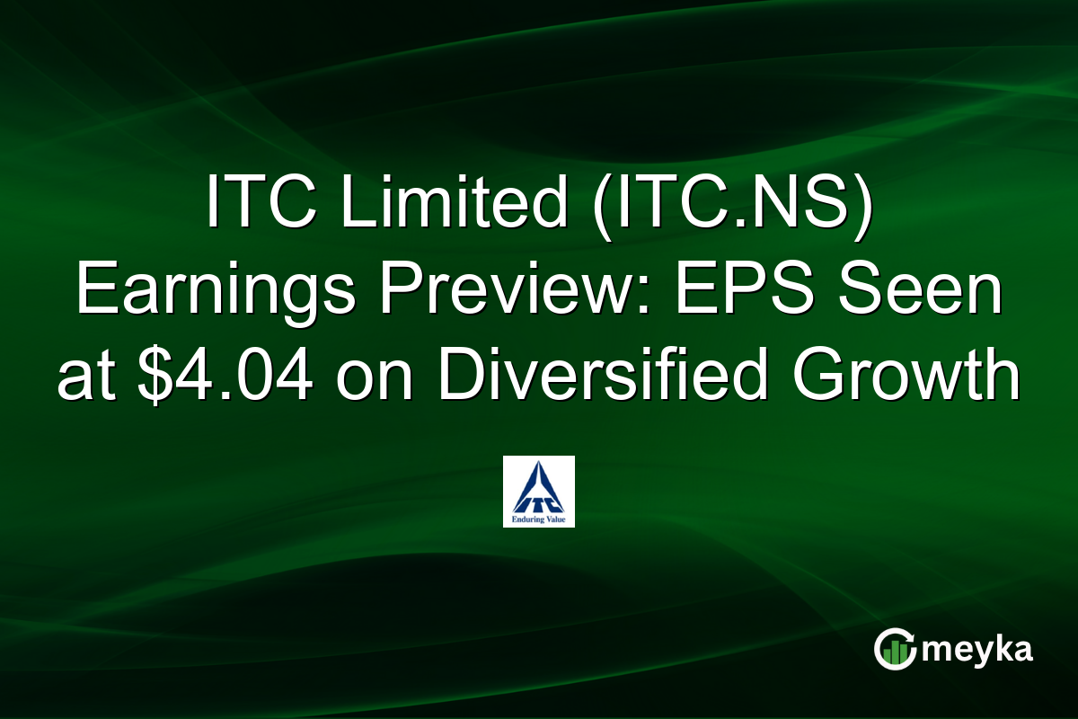 ITC Limited (ITC.NS) Earnings Preview: EPS Seen at $4.04 on Diversified Growth