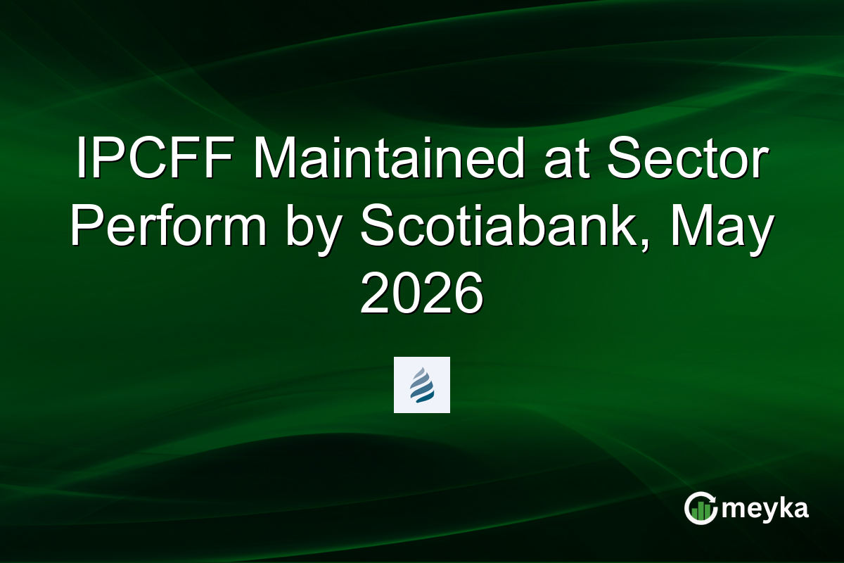 IPCFF Maintained at Sector Perform by Scotiabank, May 2026