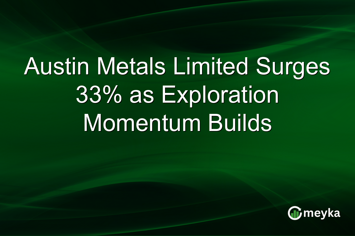 Austin Metals Limited Surges 33% as Exploration Momentum Builds
