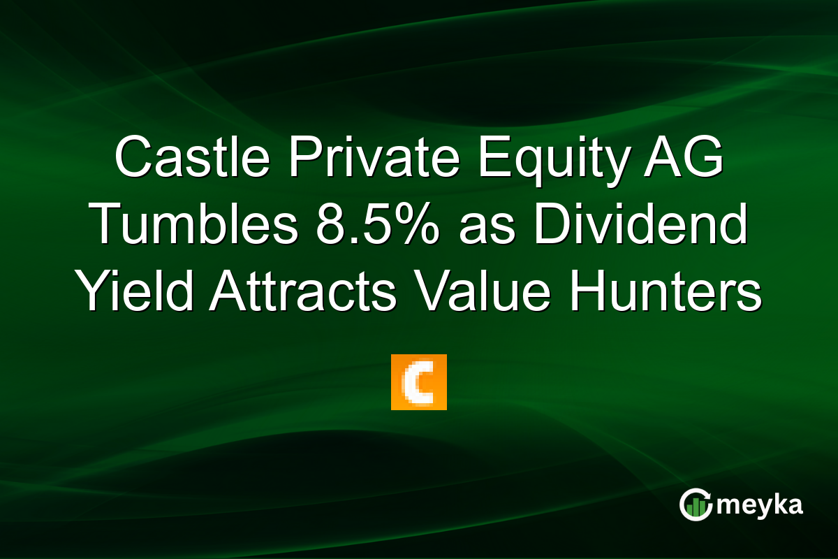 Castle Private Equity AG Tumbles 8.5% as Dividend Yield Attracts Value Hunters