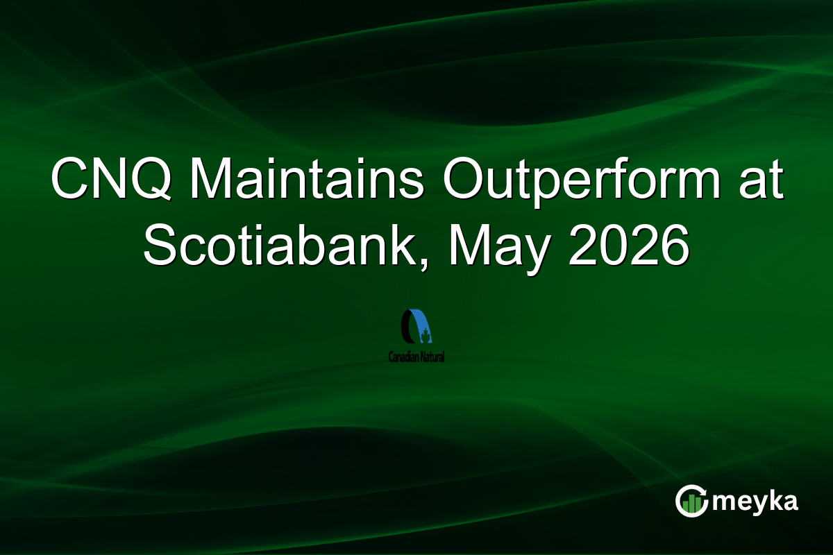 CNQ Maintains Outperform at Scotiabank, May 2026