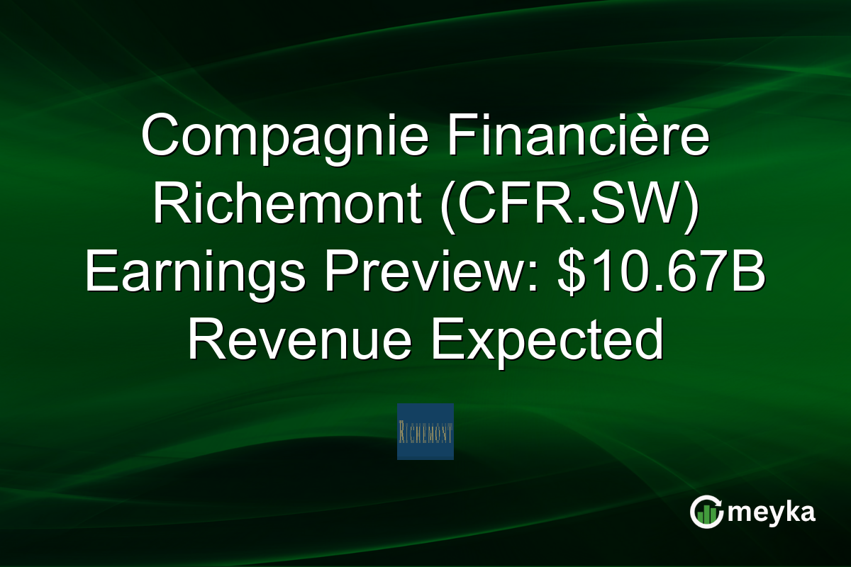 Compagnie Financière Richemont (CFR.SW) Earnings Preview: $10.67B Revenue Expected