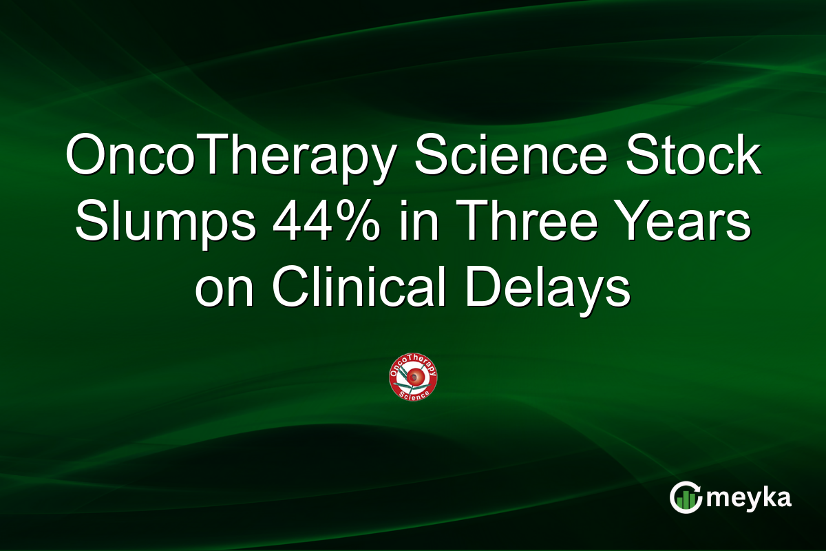 OncoTherapy Science Stock Slumps 44% in Three Years on Clinical Delays