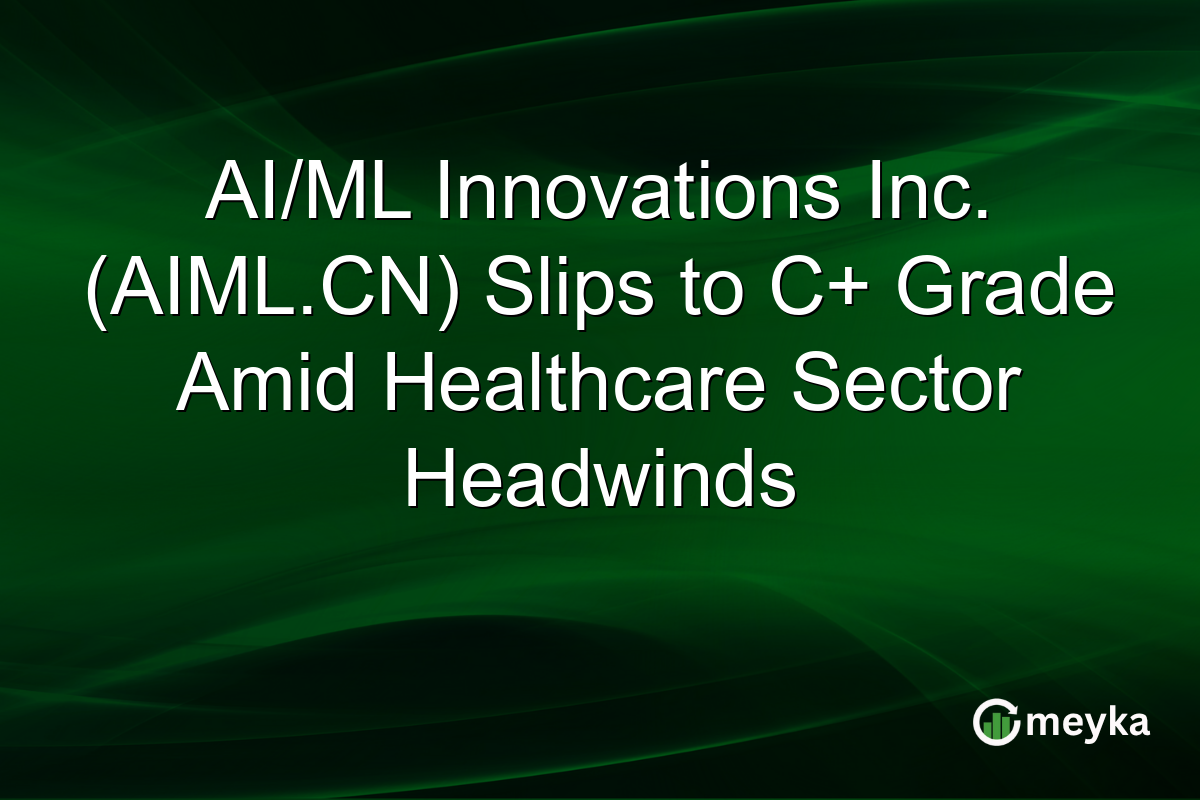 AI/ML Innovations Inc. (AIML.CN) Slips to C+ Grade Amid Healthcare Sector Headwinds