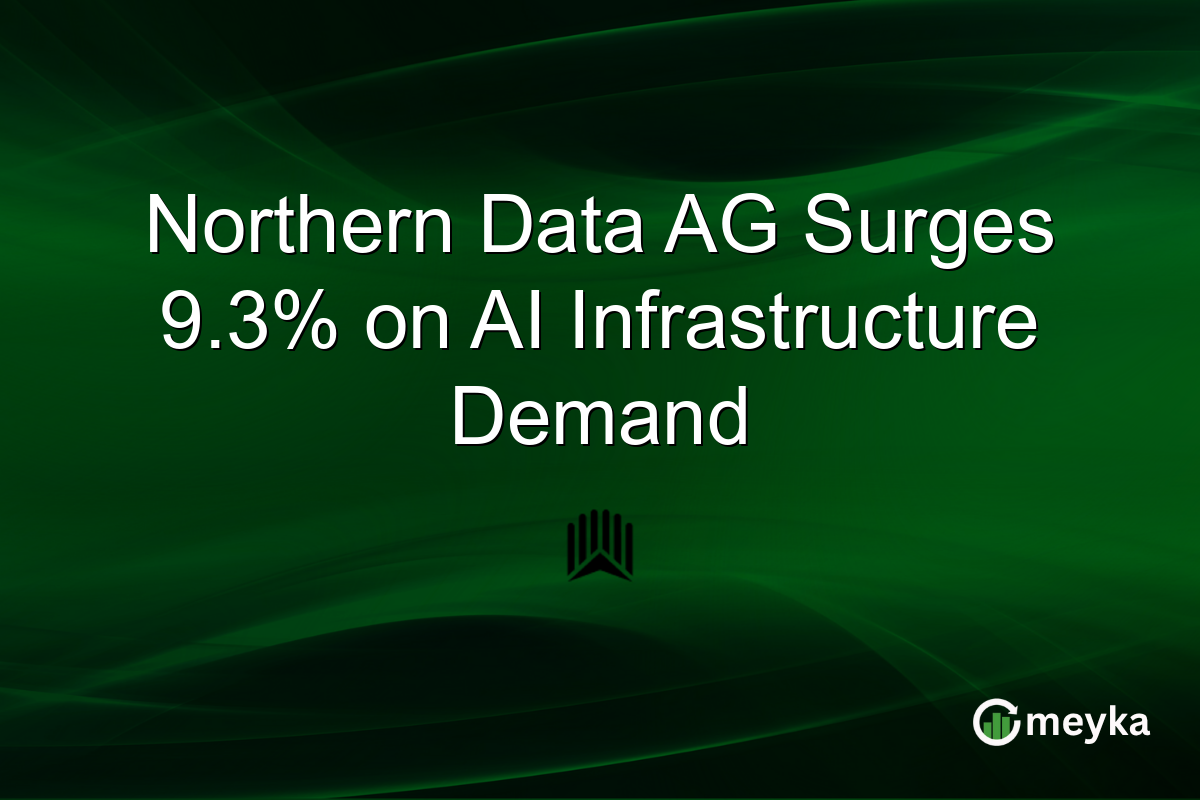 Northern Data AG Surges 9.3% on AI Infrastructure Demand