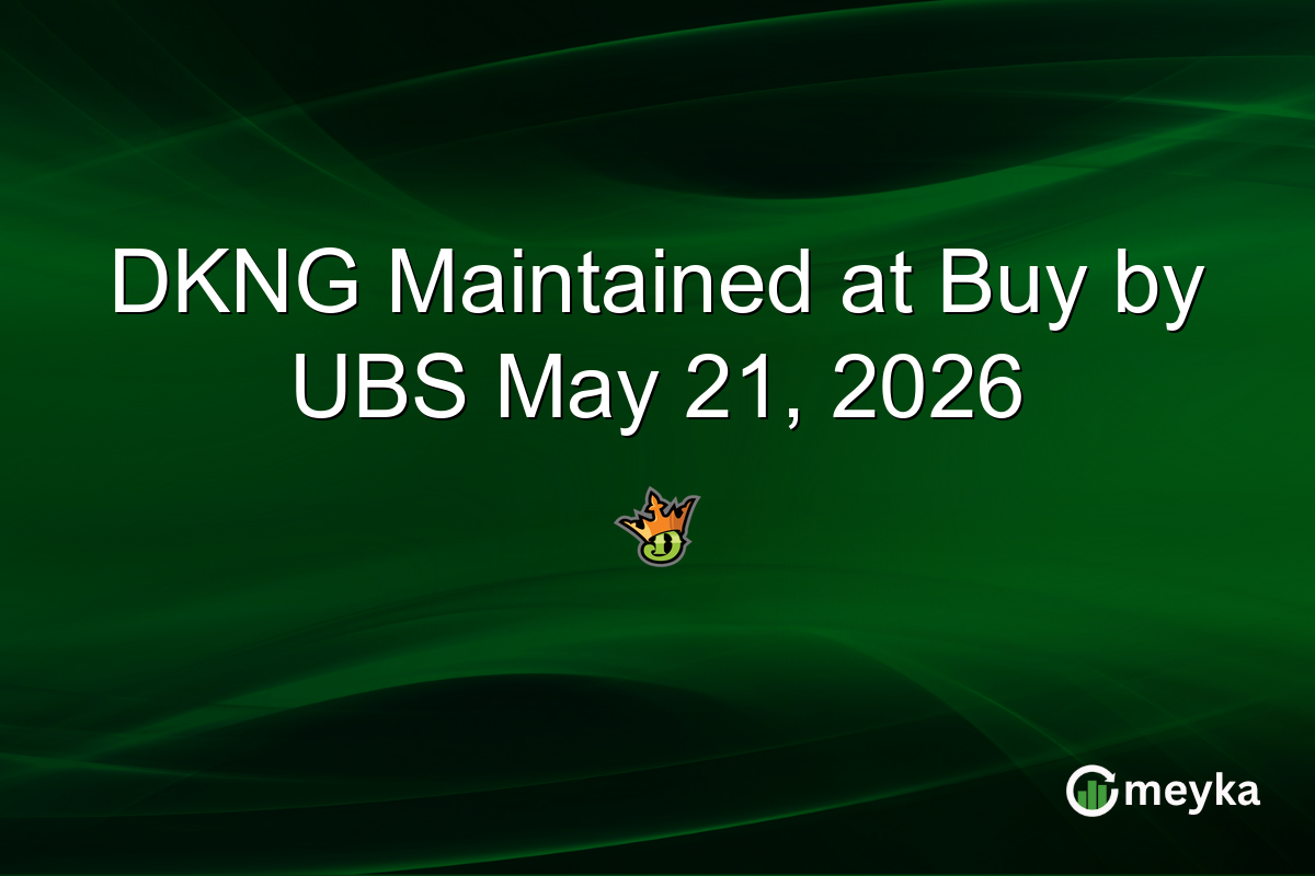 DKNG Maintained at Buy by UBS May 21, 2026