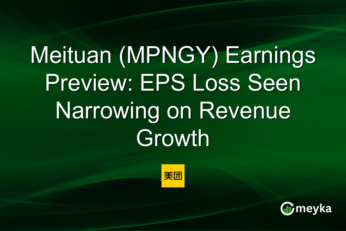 Meituan (MPNGY) Earnings Preview: EPS Loss Seen Narrowing on Revenue Growth