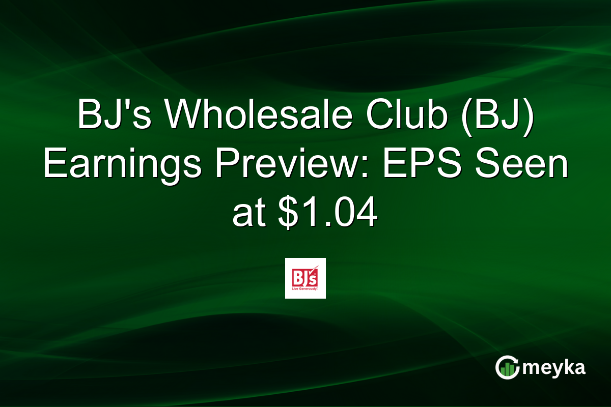 BJ’s Wholesale Club (BJ) Earnings Preview: EPS Seen at $1.04