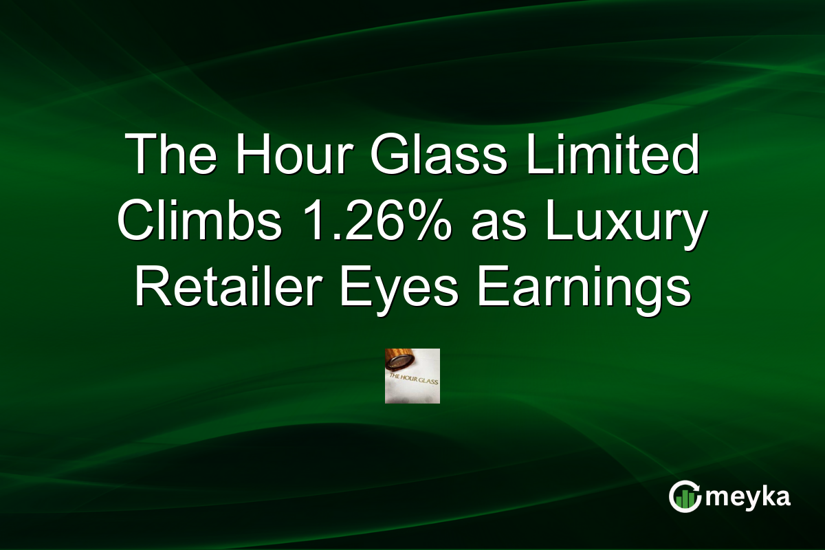 The Hour Glass Limited Climbs 1.26% as Luxury Retailer Eyes Earnings