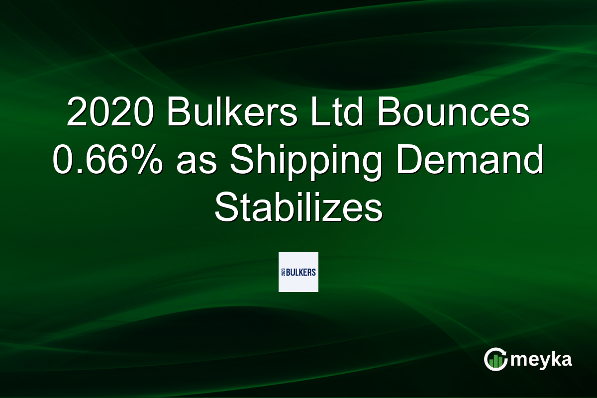2020 Bulkers Ltd Bounces 0.66% as Shipping Demand Stabilizes
