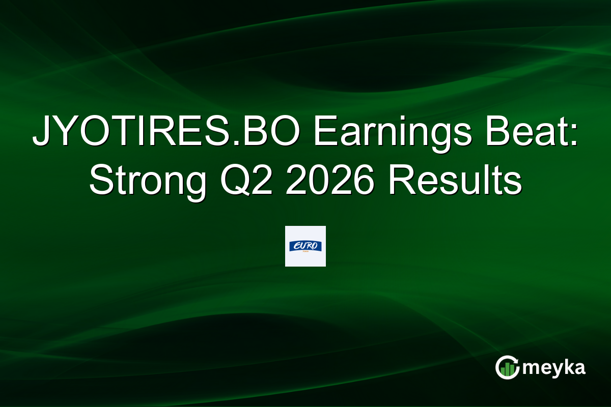 JYOTIRES.BO Earnings Beat: Strong Q2 2026 Results
