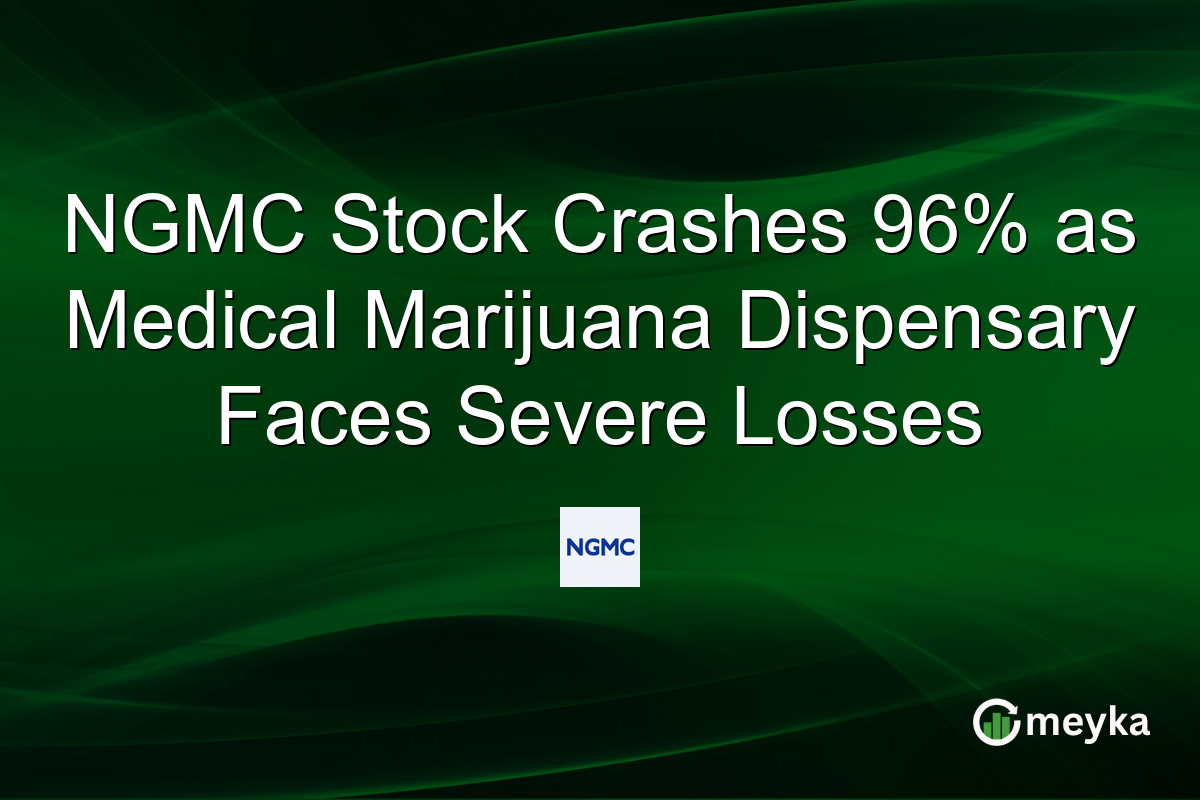 NGMC Stock Crashes 96% as Medical Marijuana Dispensary Faces Severe Losses