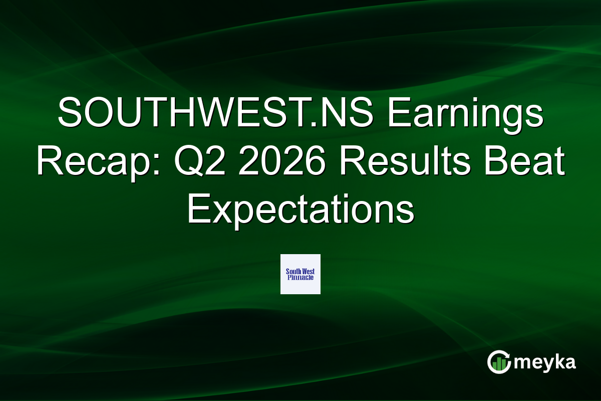 SOUTHWEST.NS Earnings Recap: Q2 2026 Results Beat Expectations