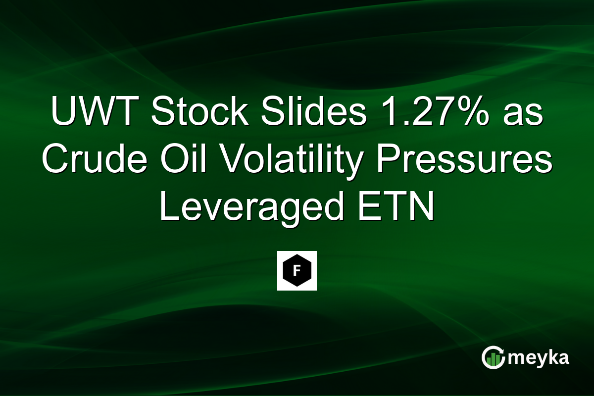 UWT Stock Slides 1.27% as Crude Oil Volatility Pressures Leveraged ETN