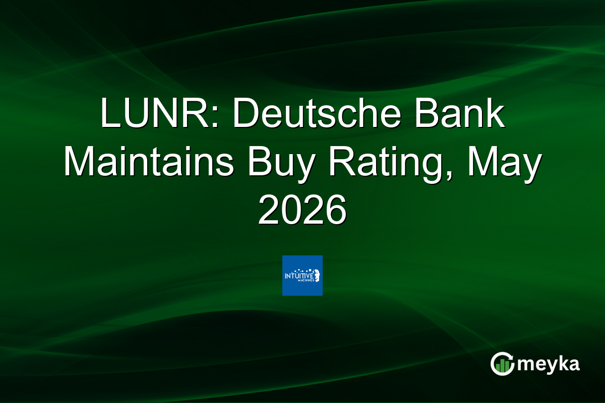 LUNR: Deutsche Bank Maintains Buy Rating, May 2026