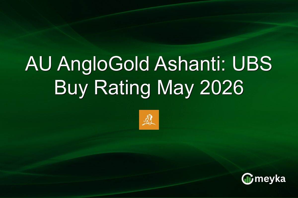 AU AngloGold Ashanti: UBS Buy Rating May 2026