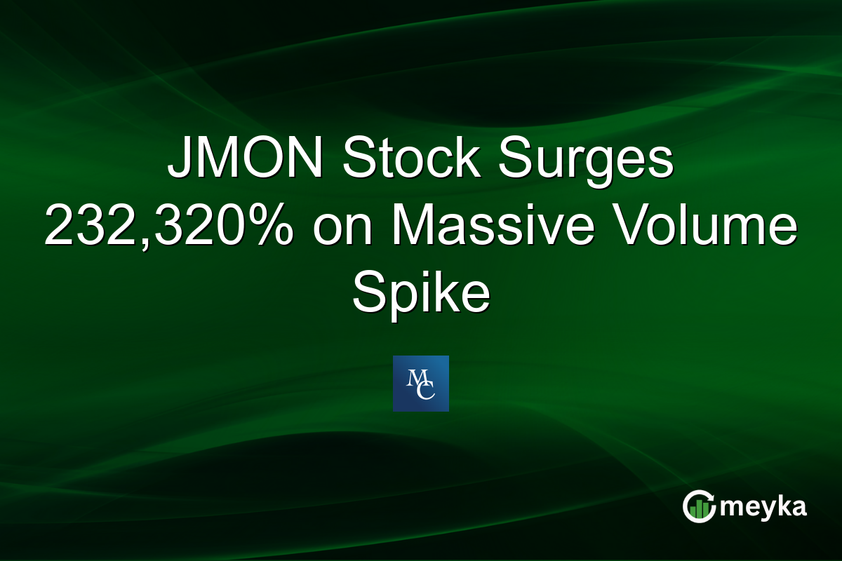 JMON Stock Surges 232,320% on Massive Volume Spike