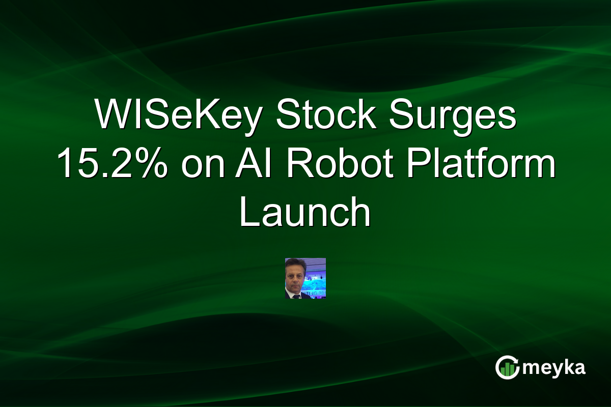 WISeKey Stock Surges 15.2% on AI Robot Platform Launch
