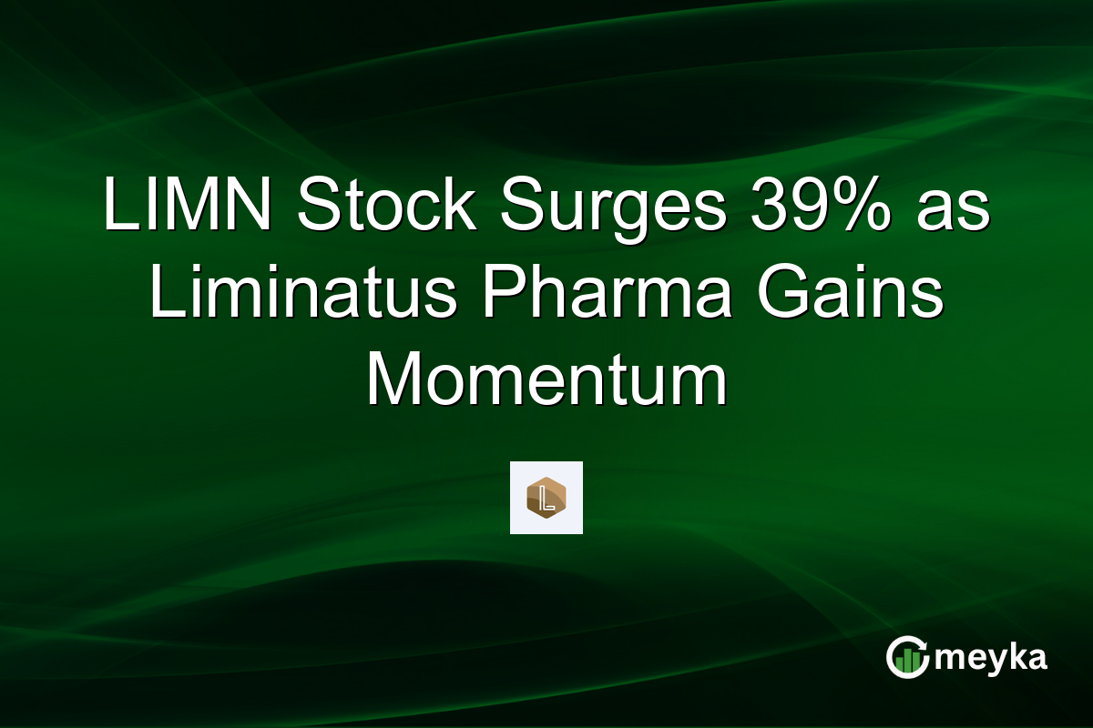 LIMN Stock Surges 39% as Liminatus Pharma Gains Momentum