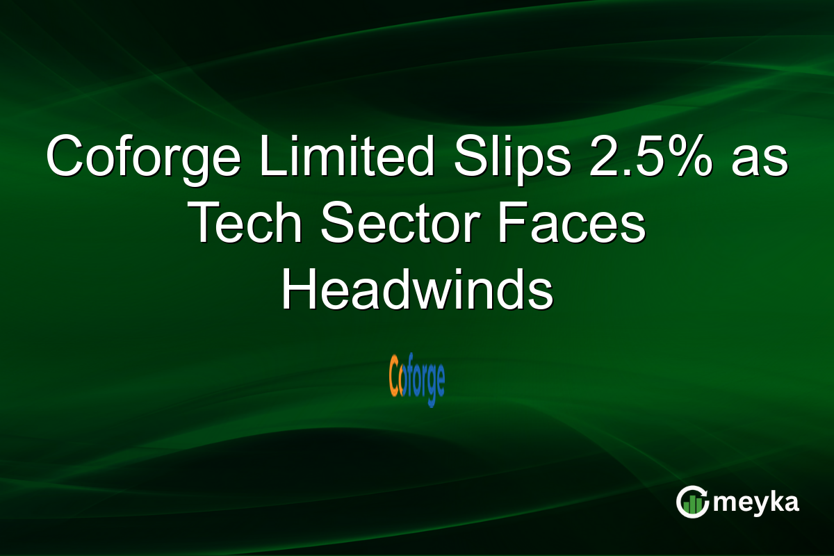 Coforge Limited Slips 2.5% as Tech Sector Faces Headwinds