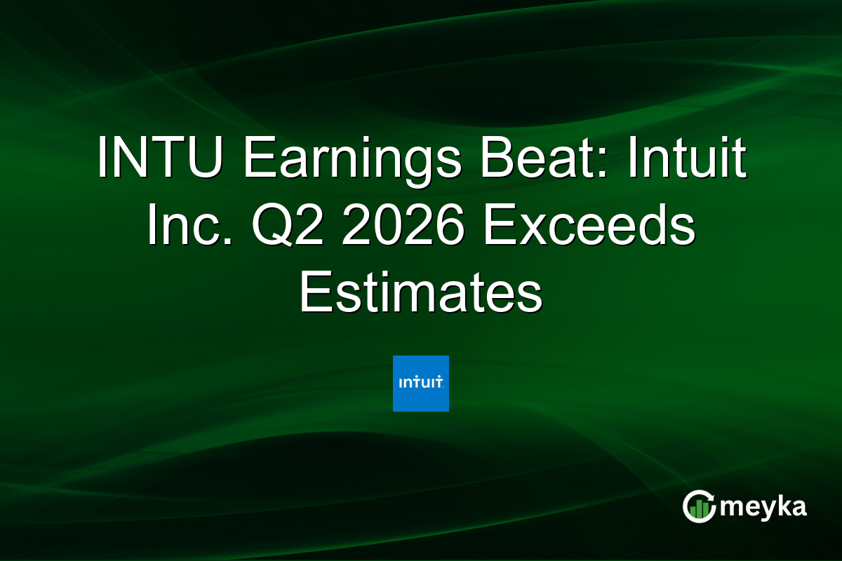 INTU Earnings Beat: Intuit Inc. Q2 2026 Exceeds Estimates