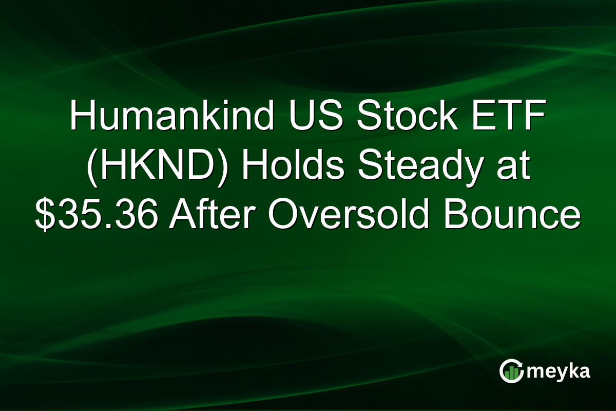 Humankind US Stock ETF (HKND) Holds Steady at $35.36 After Oversold Bounce