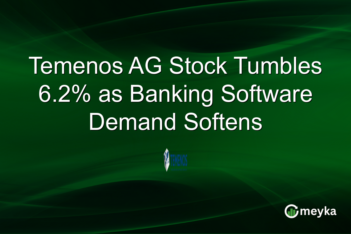 Temenos AG Stock Tumbles 6.2% as Banking Software Demand Softens