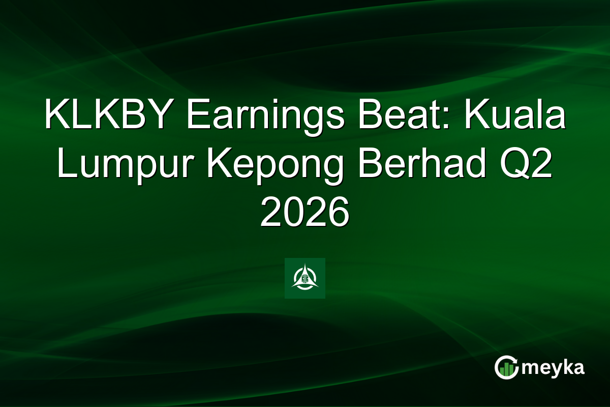 KLKBY Earnings Beat: Kuala Lumpur Kepong Berhad Q2 2026