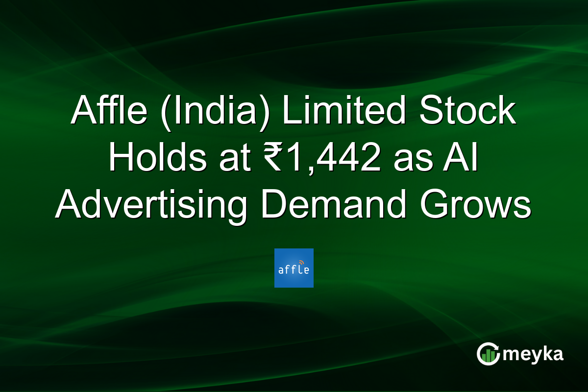 Affle (India) Limited Stock Holds at ₹1,442 as AI Advertising Demand Grows